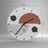Wanduhr - Rund - Glasuhr - Abstraktion Figuren Geometrisch Produktbild-Vorschau 3