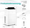 COSTWAY Mobile Klimaanlage 105m³ (35m²), 12000 BTU, Kühlen, Produktbild-Vorschau 9