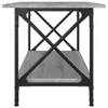 vidaXL Konferenčný stolík Grey Sonoma 80x45x45 cm Materiál Náhľad obrázku produktu 5