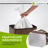Juskys Bambus Wäschekorb Curly 72 Liter Braun — Podgląd zdjęcia produktu 4