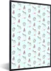 MuchoWow® MuchoWow® Gerahmtes Poster Tiere - Muster - Produktbild-Vorschau 1