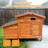Hühnerstall Holz mit Legenest, Kotwanne und Rampe – Produktbild-Vorschau 9