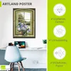ARTland Poster Hortensien am Fenster Größe: 90x120 cm Produktbild-Vorschau 3