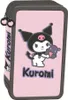 A pink pencil case with a Kuromi character design. Anteprima dell’immagine prodotto