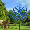 Garten Windspiel Metall 90cm Lotus Design, stabiler Produktbild-Vorschau 4
