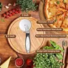 Pizzaschere & Pizzaschneider Set 2-teilig – Edelstahl Pizza Produktbild-Vorschau 5