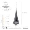 MAMOI® Huśtawka worek wiszący dla dzieci | Huśtawka kokon Podgląd zdjęcia produktu 3