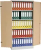Aktenschrank Beetle | HxBxT 195x92x42 cm | Grau-Buche Produktbild-Vorschau 4
