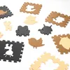 Aga Kontrastné penové Puzzle 85 cm x 85 cm 9 dielov Hnedé Náhľad obrázku produktu 3