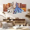 Bild auf Leinwand - Leinwandbild - 5 Teile - Frauen Kleider Produktbild-Vorschau 7