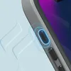 Close-up of a smartphone case with a button highlighted by a blue glow. Náhled obrázku produktu