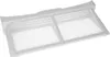 A white lint filter for a dryer, shown from a slightly elevated angle against a white background. Produktbild-Vorschau