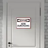 Kein Durchgang Warn- und Hinweisschild im modernen Design Produktbild-Vorschau 6