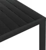vidaXL Zahradní stůl černý 185x90x74 cm Hliník a WPC Náhled obrázku produktu 3
