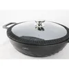 WOK Pfanne 32cm Induktion Aluguss mit Deckel Antihaft Produktbild-Vorschau 2