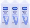 3x Vaseline Advanced Repair Feuchtigkeitsspeichernde Lotion Produktbild-Vorschau 1