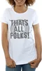 Looney Tunes - "That's All Folks" T-Shirt für Damen BI26578 Produktbild-Vorschau 3