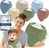 Mallie® Musselin Lätzchen Baby im 6er Set | Als Bibs, Produktbild-Vorschau 1