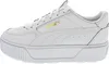 A side view of a white Puma sneaker with gold branding. Produktbild-Vorschau
