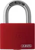 Zylindervorhangschloss T65AL/40 rot gl.Schlosskörper-B.43mm Produktbild-Vorschau 1