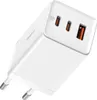 Ladegerät, Baseus, 2xUSB-C + USB, 65 W, weiß Produktbild-Vorschau 9