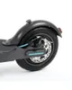 Close-up of the rear wheel and brake system of an electric scooter. Produktbild-Vorschau