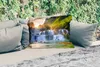 MuchoWow® Outdoor Kissen - Wasserfall - Pflanzen - Sonne - Produktbild-Vorschau 2