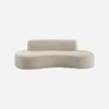sweeek - Organisch geformtes 3-Sitzer Sofa mit Produktbild-Vorschau 2