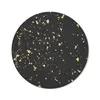 MuchoWow® Mauspad Mousepad Goldene Flocken auf schwarzem Produktbild-Vorschau 1