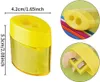 12 Stücke Bleistiftspitzer Doppel Loch Oval Bleistift Produktbild-Vorschau 5