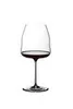A single wine glass filled with red wine, isolated on a white background. Produktbild-Vorschau