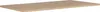 A single wooden shelf on a white background. Produktbild-Vorschau