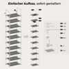 Sekey Schuhregal Schuhschrank mit 10 Ebenen , Schuhständer Produktbild-Vorschau 3
