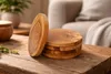 6er Set Untersetzer RUND ø 12 cm aus Olivenholz Produktbild-Vorschau 1