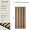 Akustikpaneele Hochwertiges MDF Echtholzfurnier Set - Produktbild-Vorschau 5