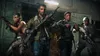 Four people in tactical gear holding weapons in a dimly lit indoor environment. Produktbild-Vorschau