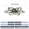 Schwarzer Moderner Deckenventilator mit Beleuchtung Ø65 cm, Produktbild-Vorschau 8