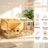 Jaula para hámster WISFOR con luz LED, casa para pequeños Vista previa de la imagen del producto 2