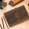 Vintage Leder Journal Antik Handgemachtes Leder Gebunden Produktbild-Vorschau 2