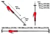 BESSEY STE370, Trockenbau-Halterung, Schwarz, Rot, Stahl Produktbild-Vorschau 5