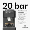 Klarstein SteelPresso Touch Siebträgermaschine – 20-Bar, Produktbild-Vorschau 2