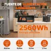 Batería LiFePO4 de 24 V y 100 Ah con BMS, sistema de Vista previa de la imagen del producto 5
