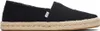 Toms Alpargata Rope 10019875 Black Bavlna Slubby Woven Náhled obrázku produktu 21