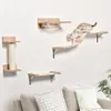 PawHut 4tlg. Kletterwand für Katzen Katzenkletterwand mit Produktbild-Vorschau 14
