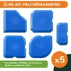 KRUMAD Set van 5 siliconen voegenafwerkingsgereedschappen, Productafbeelding-voorbeeld 3