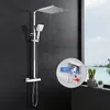 Heilmetz Regendusche Duschsystem mit Thermostat, 30x30cm Produktbild-Vorschau 14