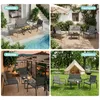 Mondeer Gartenmöbel-Set 4-teilig, Sitzgruppe mit Armlehnen Produktbild-Vorschau 8