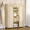 HOMCOM Stoffschrank, Faltschrank, Kleiderschrank mit Produktbild-Vorschau 7