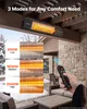 Calentador infrarrojo VEVOR de 2500 W con base y trípode, Vista previa de la imagen del producto 3