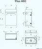 doporro Mobile Bagno Sospeso 46 cm con lavabo in Anteprima dell’immagine prodotto 7